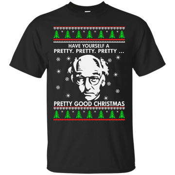 Larry David Pretty Good Christmas Sweater, Shirt, Hoodie