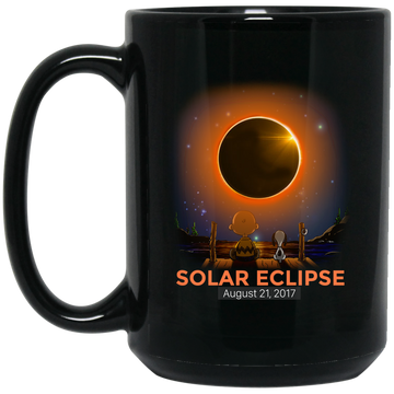 Snoopy and Charlie Brown: Solar Eclipse 2017 mugs