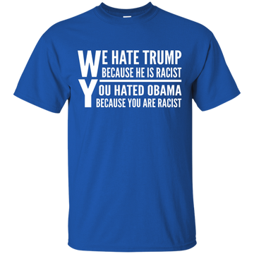 Lady Gaga Trump shirt: We hate Trump Because He is Racist Shirt
