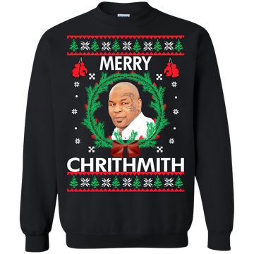 Mike Tyson Merry Chrithmith Sweater