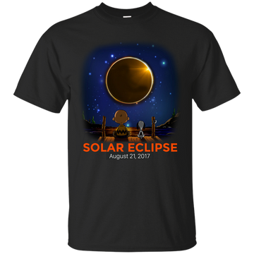 Snoopy and Charlie Brown: Solar Eclipse 2017 shirt, tank, hoodie