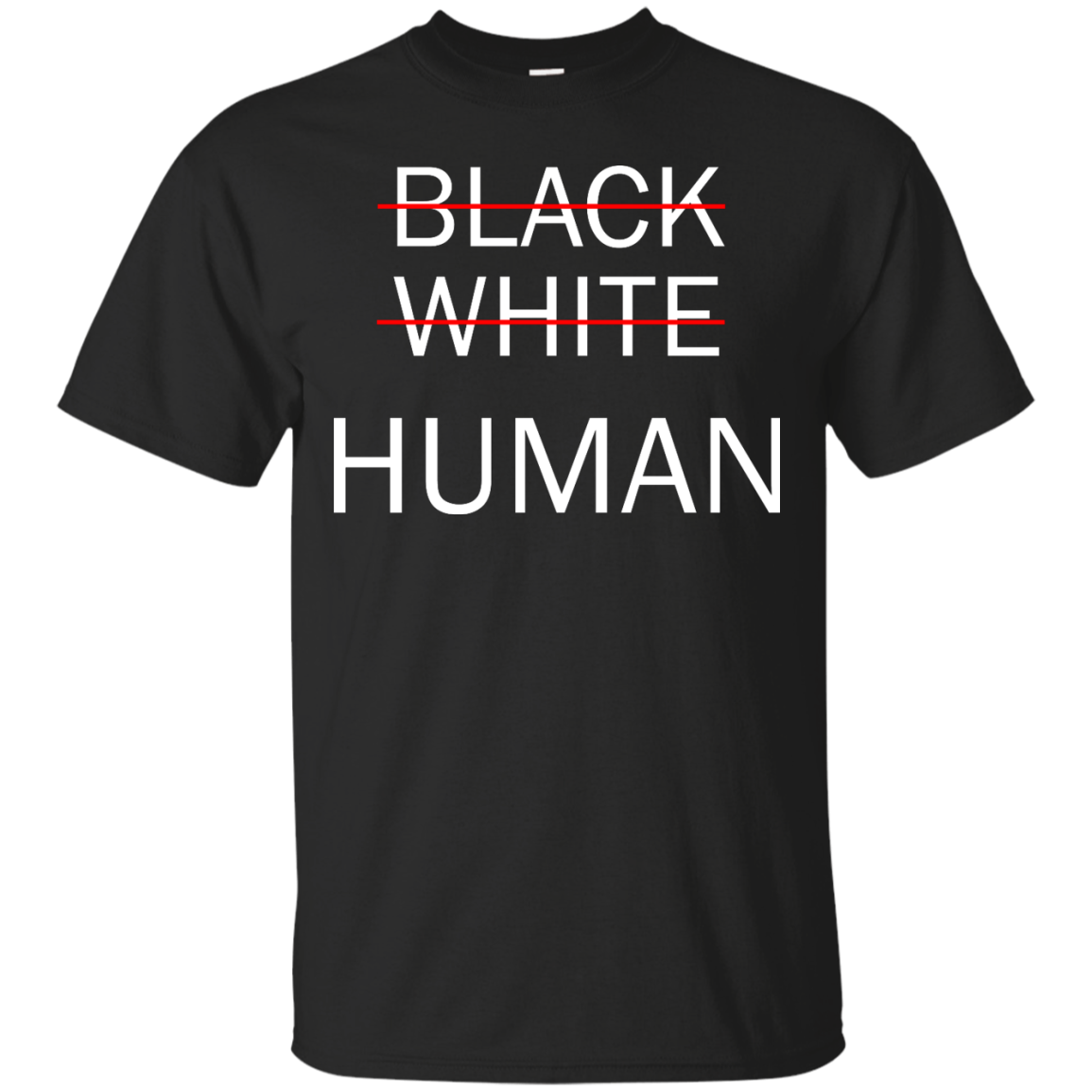Black White Human shirt, sweater, long sleeve