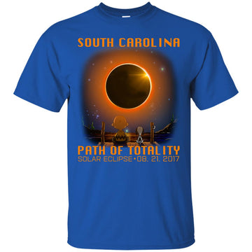 Snoopy and Charlie Brown - South Carolina - Path of totality solar eclipse shirt