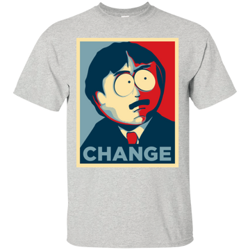 Randy Marsh CHANGE shirt Obama poster style - South Park - ifrogtees