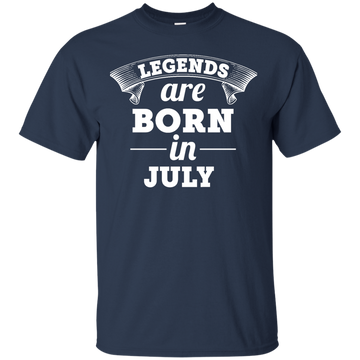 Legends are born in July Shirt, Hoodie, Tank