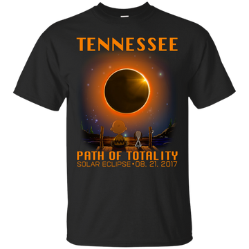 Snoopy and Charlie Brown - Tennessee - Path of totality solar eclipse shirt