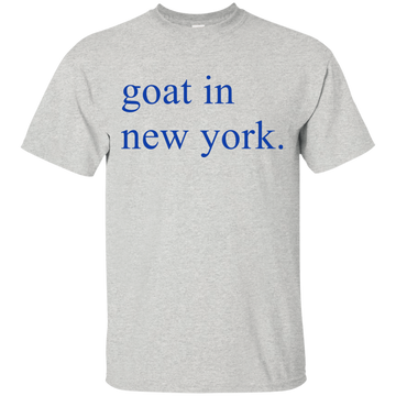 Goat in New York shirt, sweatshirt