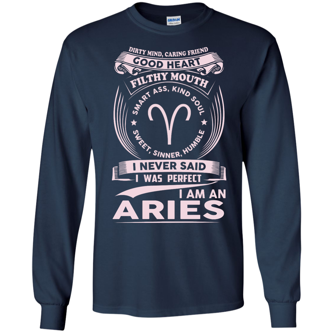 Dirty Mind Caring Friend I Am an Aries T-shirts - Zodiac Aries - ifrogtees