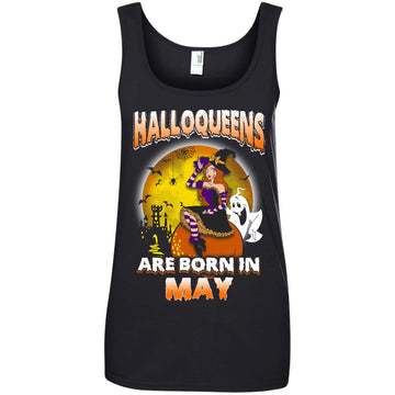 Halloqueens are born in May shirt, hoodie, tank