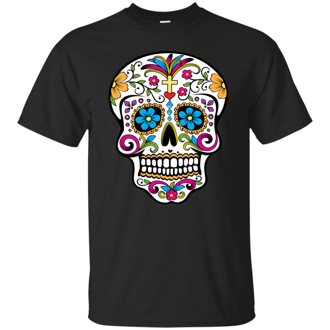 Day of the Dead Sugar Skull shirt - ifrogtees