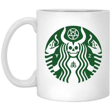 Satanic Starbuck Coffee Mugs