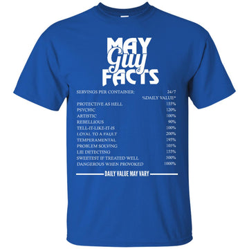 May guy facts servings per container shirt
