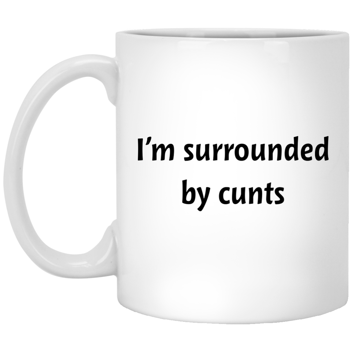 I’m surrounded by cunts mugs