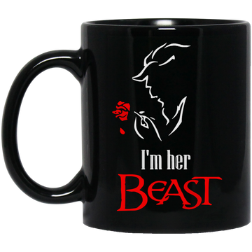 Beauty and the Beast: I'm her Beauty mugs
