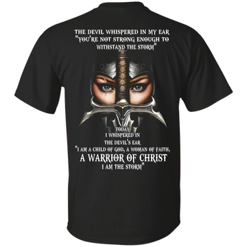 Woman Warrior: The devil whispered in my ear shirt, hoodie, tank