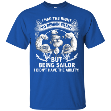 Sailor Popeye : I Had the Right to Remain Silent Shirt, Hoodie, Tank