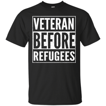Veterans Before Refugees T-shirt, Tank