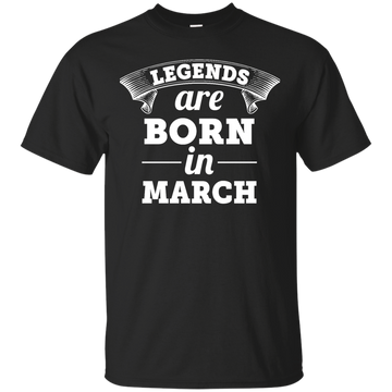 Legends are born in March Shirt, Hoodie, Tan