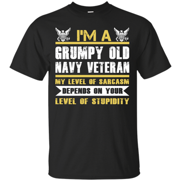 I'm A Grumpy Old Navy Veteran shirt, tank, sweater