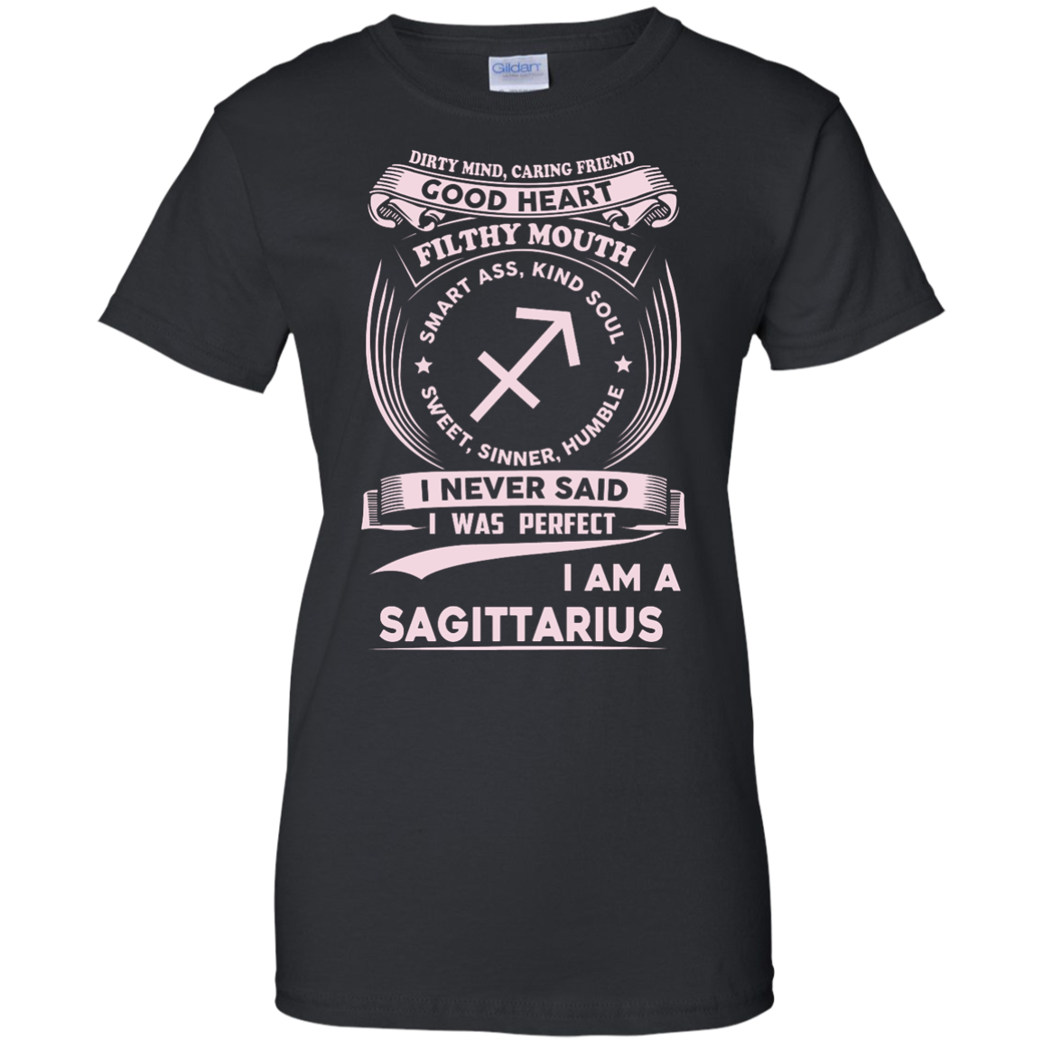 Dirty Mind Caring Friend I Am a Sagittarius T-shirts - ifrogtees