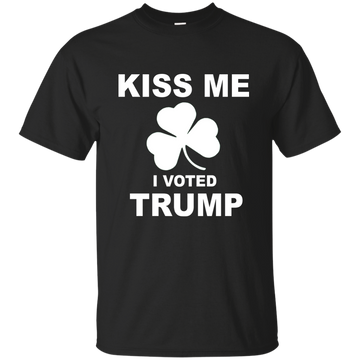 Saint Patrick's Day: Kiss me I Voted Trump Shirt, Hoodie, Tank