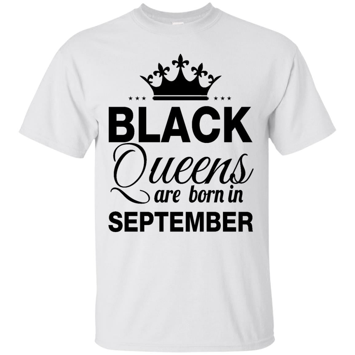 Black Queen are born in September shirt, tank top, hoodie