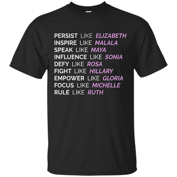 Persist like Elizabeth Inspire like Malala shirt, tank