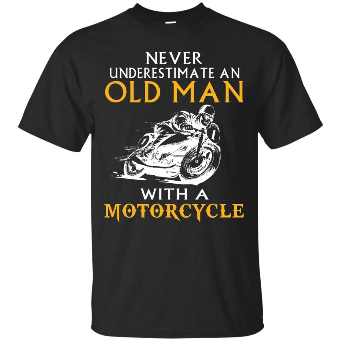 Old man with Motocycle t-shirt/hoodie/tank - ifrogtees