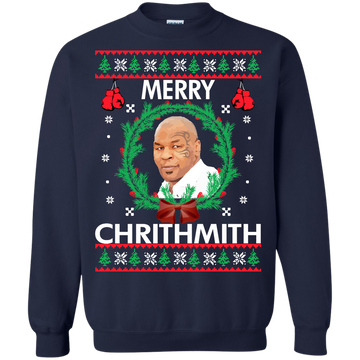 Mike Tyson Merry Chrithmith Sweater