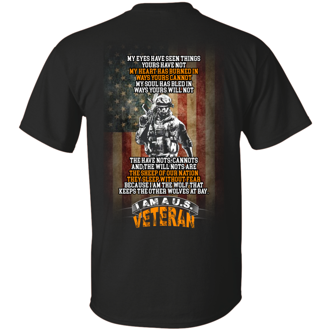 Veteran: My eyes have seen things yours have not shirt, tank