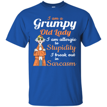Maxine: I am a grumpy old lady I am allergic to Stupidity shirt, hoodie, tank top