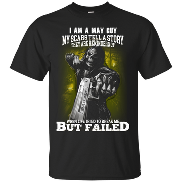 Grim Reaper: I am a May guy my scars tell a story shirt, tank, hoodie