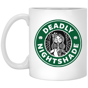 Deadly nightshade mugs: Sally Nightmare Before Christmas
