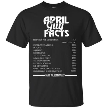 April guy facts servings per container shirt