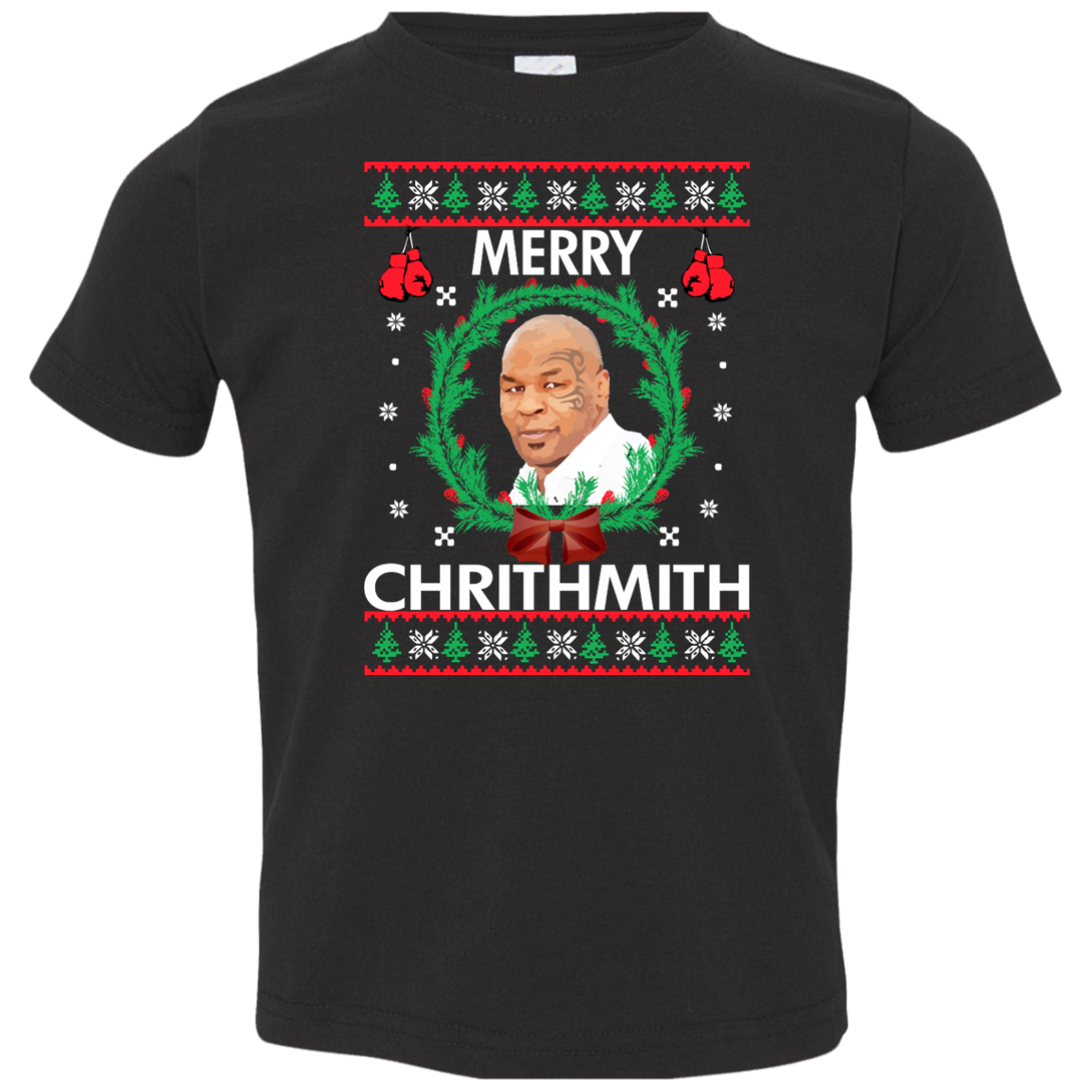 Mike Tyson Merry Chrithmith Christmas Toddler, Infant, Shirt