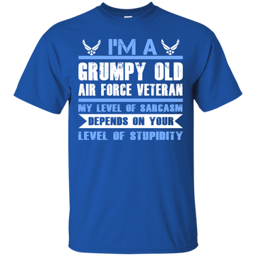 I'm a grumpy old air force veteran t-shirt, tank top