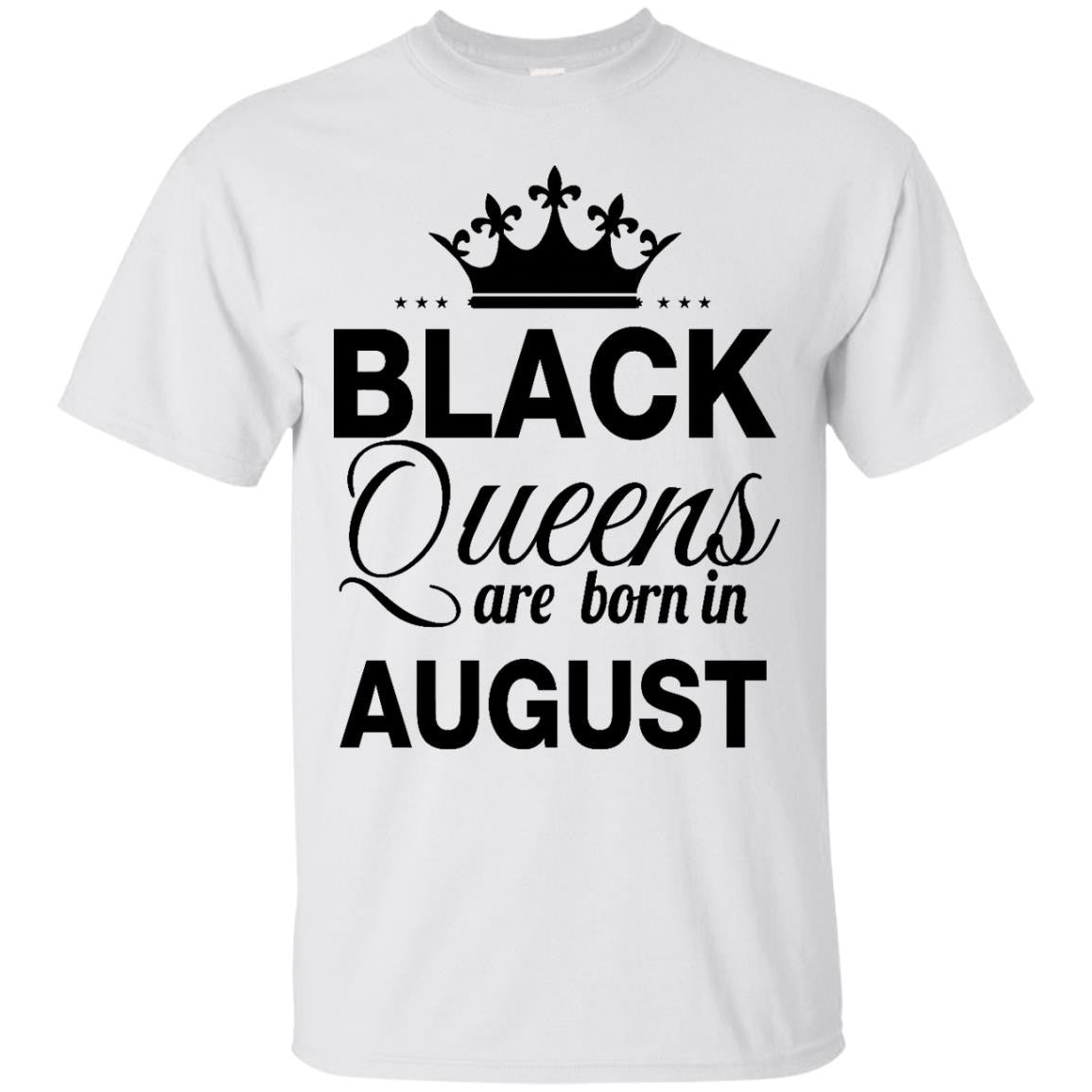 Black Queen are born in August shirt, tank top, hoodie