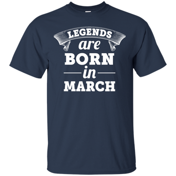 Legends are born in March Shirt, Hoodie, Tan