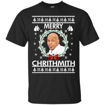 Mike Tyson: Merry Chrithmith ugly sweater, hoodie, long sleeve
