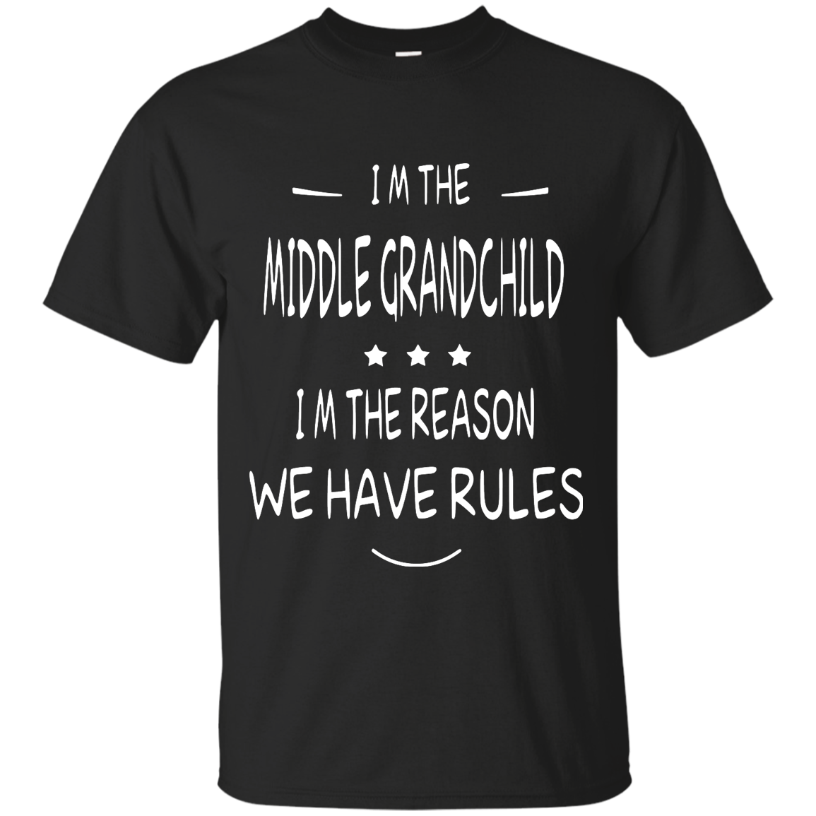 I'm the middle grandchild, I'm the reason we have rules shirt - ifrogtees