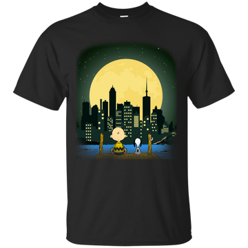 Snoopy and Charlie Brown watching Building 7 11/9 shirt
