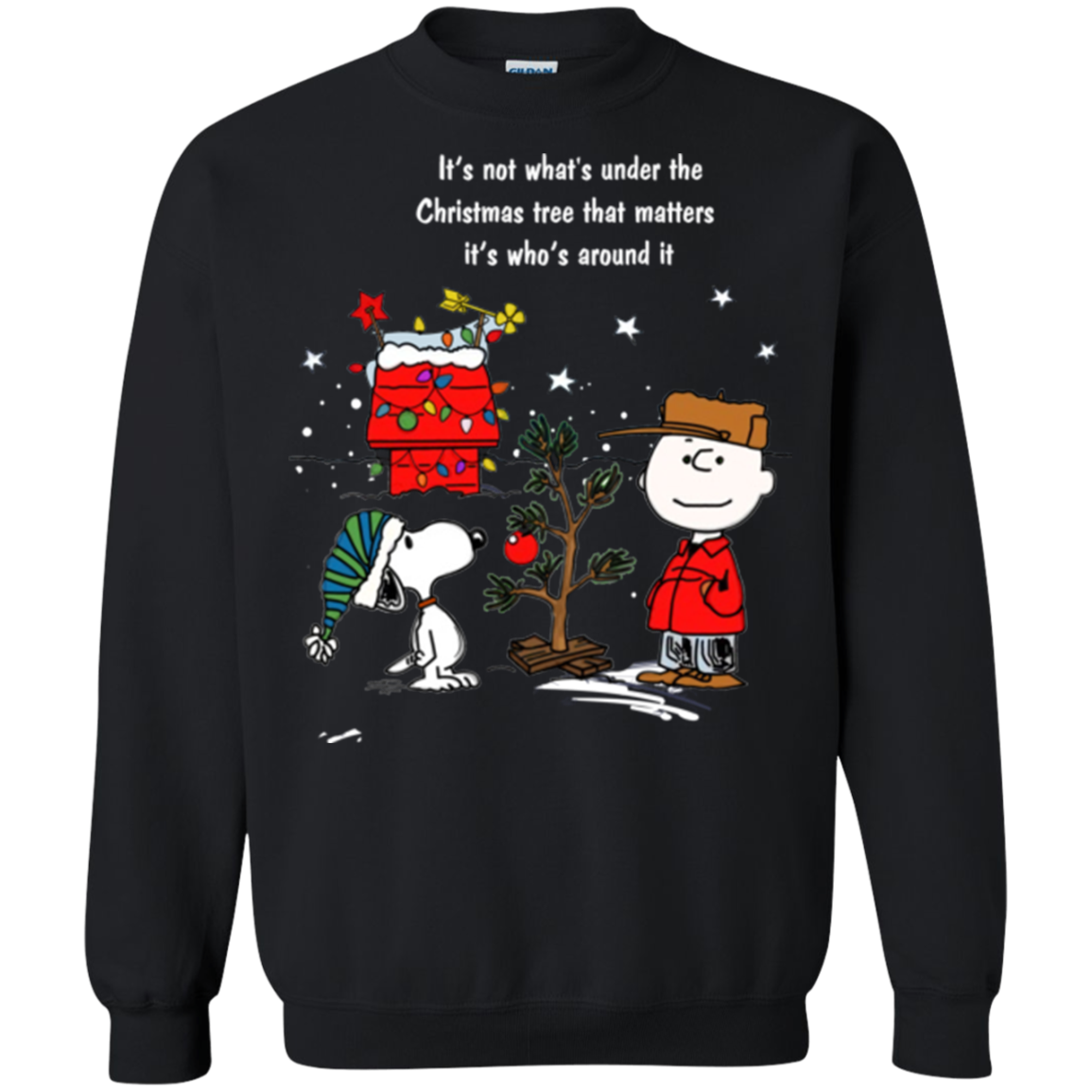 Snoopy: It’s not what's under the Christmas tree that matters sweater, shirt