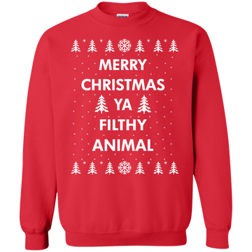 Merry Christmas Ya Filthy Animal Sweater, Shirt, Hoodie