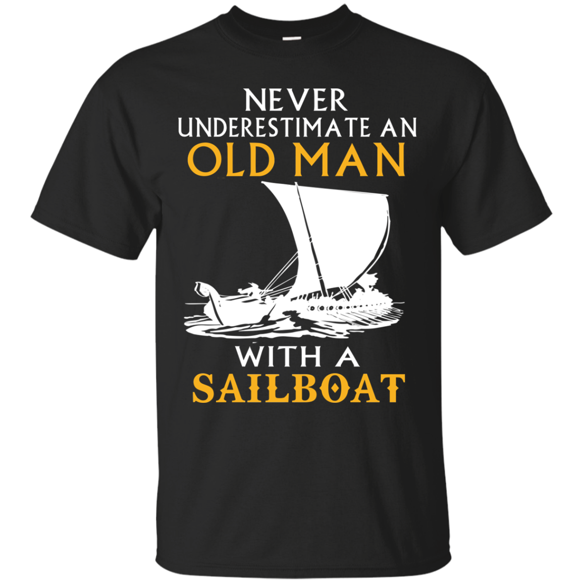 Old man with a Sailboat Men t-shirt/hoodie/tank