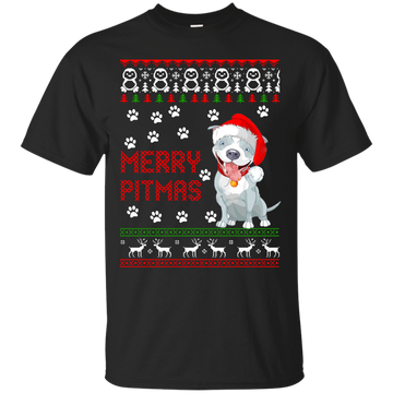 Merry Pitmas Pitbull Christmas Sweater, Shirt, Hoodie