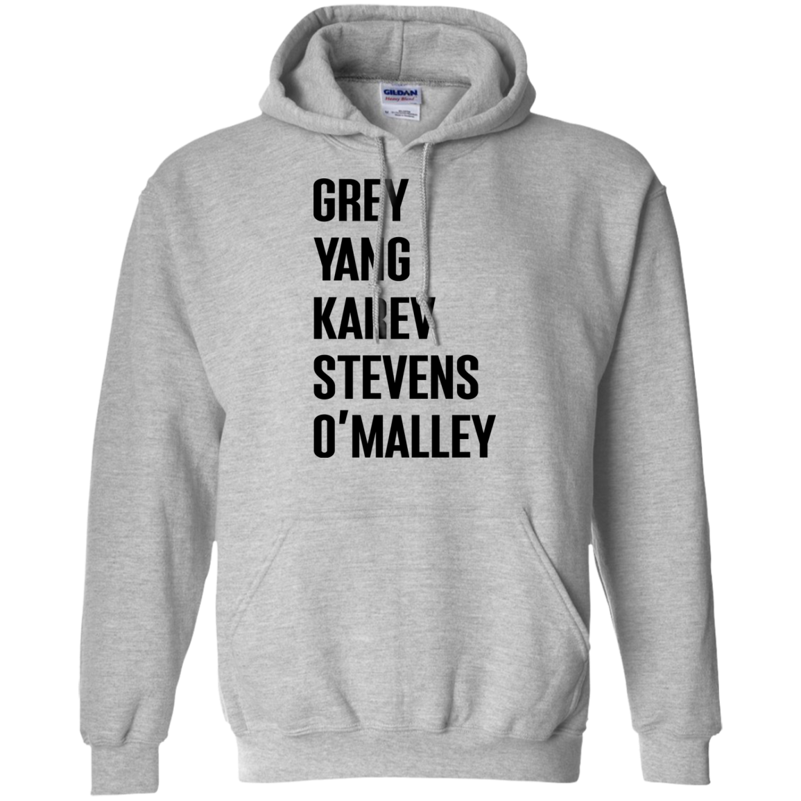 Greys Anatomy Sweater, Shirt: Grey Yang Karev Stevens O'Malley
