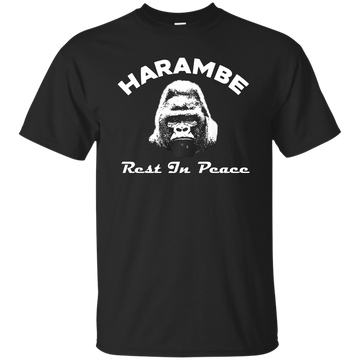 Harambe Rest In Peace Shirts/Hoodies - ifrogtees