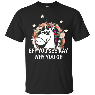 Unicorn: Eff you see kay why oh you shirt, tank top