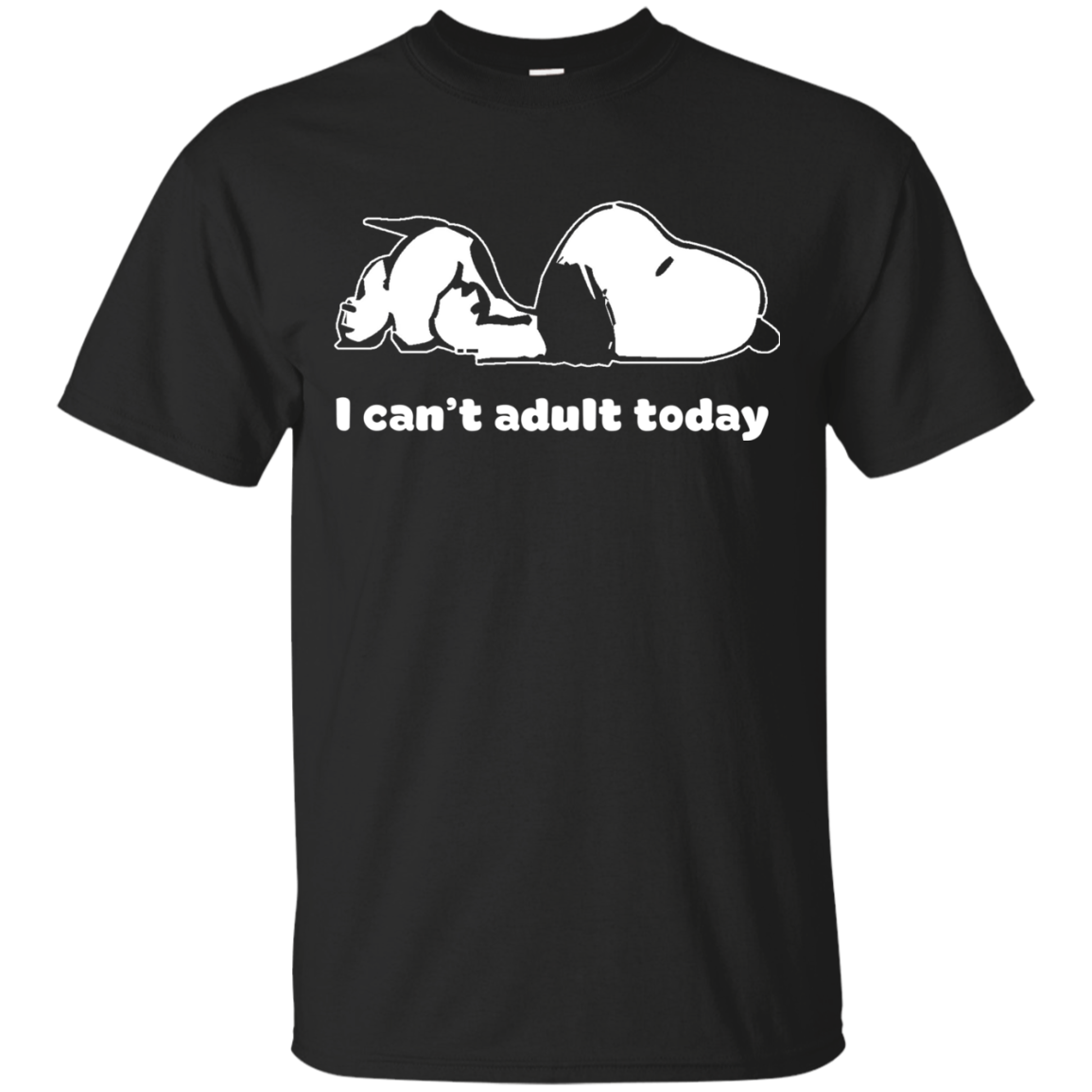 Snoopy: I can't adult today shirt, hoodie, tank