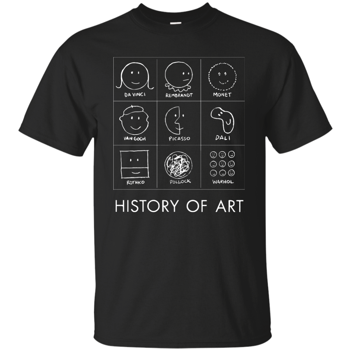 History of Art shirt, sweater, tank